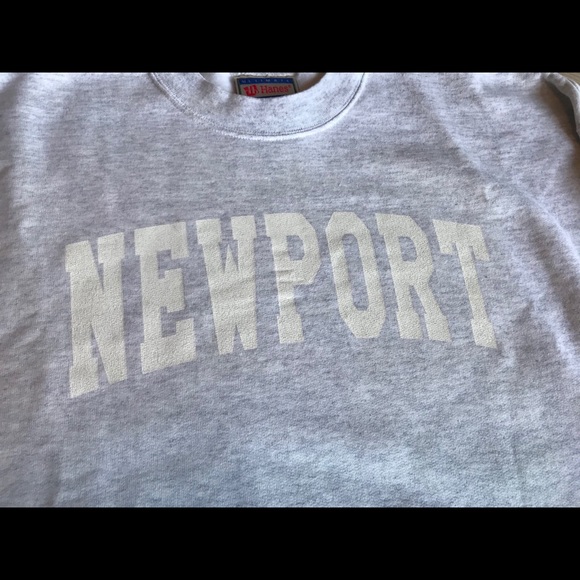 Newport Grey Crewneck Sweatshirt (Large) - Picture 2 of 5